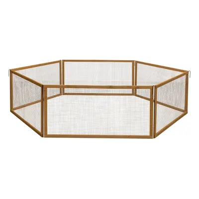 Kerbl Pet VARIO recinto exterior con malla - 120 x 120 x 59 cm (L x An x Al), 6 elementos