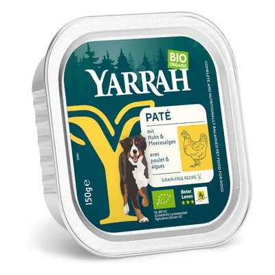 Yarrah ecológico 24 x 150 g en tarrinas - Pack Ahorro - Pollo con algas marinas