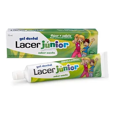 Lacer junior gel dental sabor menta 75ml