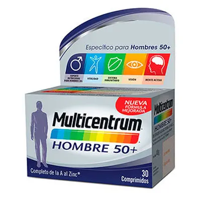 Multicentrum multivitamínico hombre 50 plus 30 comprimidos