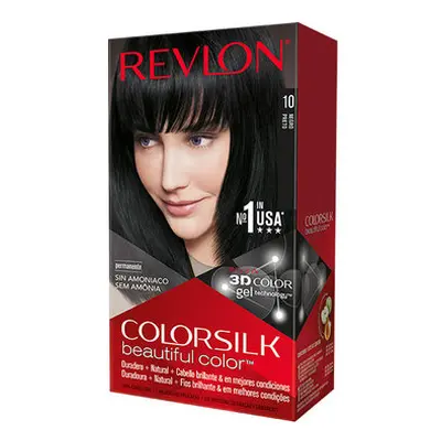 Revlon hair color colorsilk beautiful color tinte capilar 10 negro