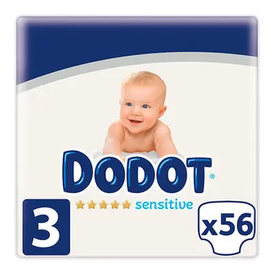 Dodot sensitive talla 3 56uds