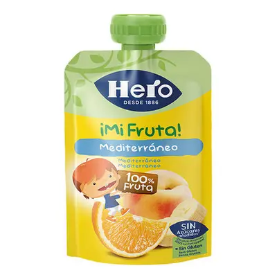 Hero pouche nanos superfruta mediterráneo 100 gr