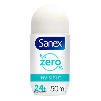 Sanex desodorante zero% invisible 50 ml roll on