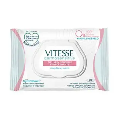 Vitesse toallitas desmaquillantes dermosensitive 25 uds