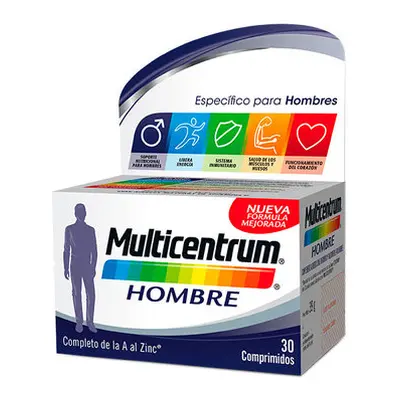 Multicentrum multivitamínico hombre 30 comprimidos