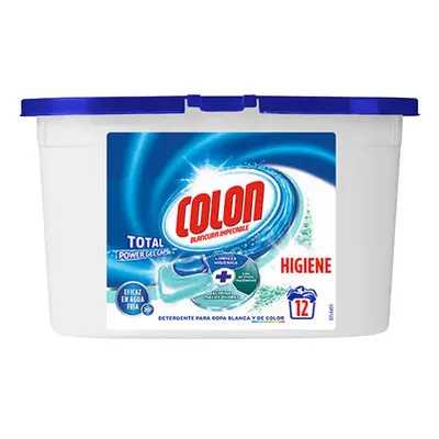 Colon detergente lavadora en gel cápsulas higiene 12 unidades