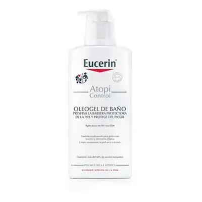 Eucerin atopicontrol oleogel de baño piel seca e irritada 400 ml