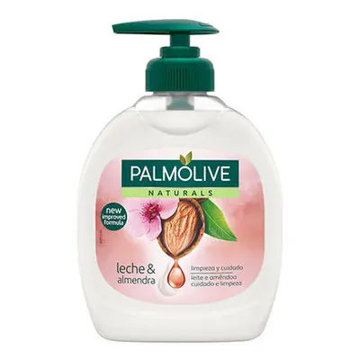 Palmolive jabón de manos leche y almendras dosificador 300 ml