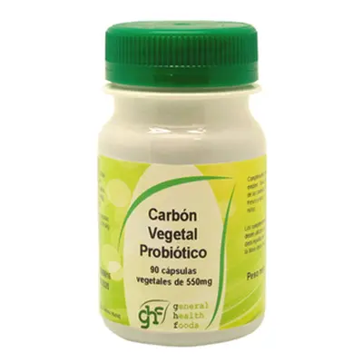 Ghf carbón vegetal probiótico 90 cápsulas.