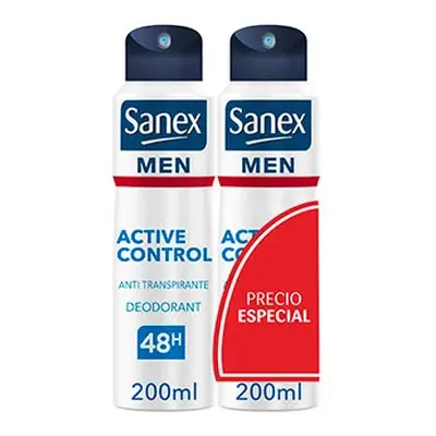 Sanex desodorante en spray for men active control 2x200 ml