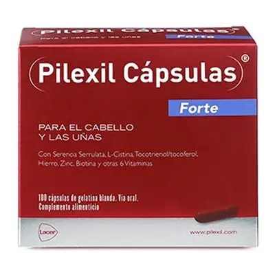 Pilexil cápsulas forte cabello y uñas vía oral 100uds