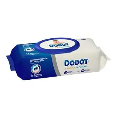 Dodot toallitas sensitive con tapa 54 un