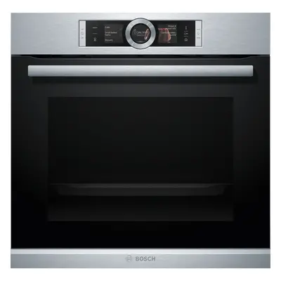 Bosch Serie 8 Horno con vapor 60 x 60 cm Acero inoxidable HSG636ES1