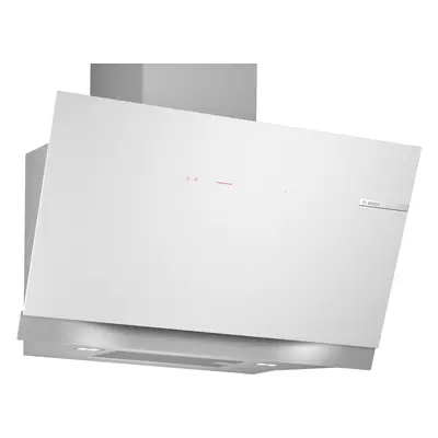 Bosch Serie 8 Campana decorativa de pared 90 cm Cristal blanco DWK91LT20