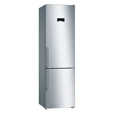 Bosch Serie 4 Frigorífico combinado de libre instalación 203 x 60 cm Acero antihuellas KGN39XIDP