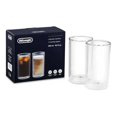 De'Longhi Vasos de doble pared para infusión en frío 300 ml pack de 2 DLSC325