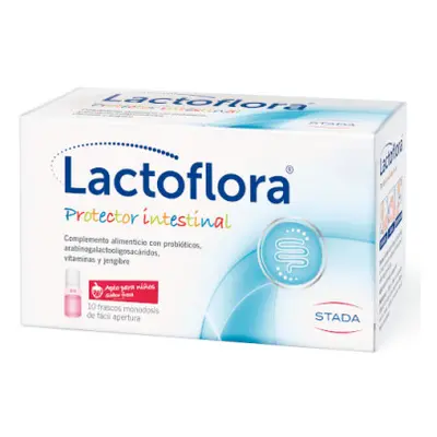 Lactoflora Probiótico Protector Intestinal Niños 10 Frascos