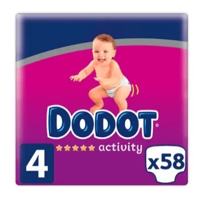 Dodot Activity Talla 4 58 Uds