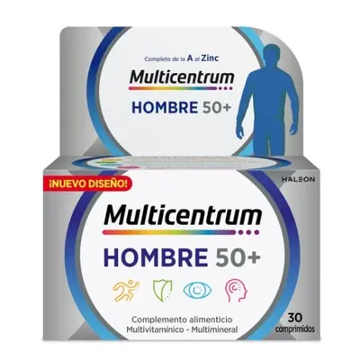 Multicentrum Hombre 50+ 30 Comprimidos