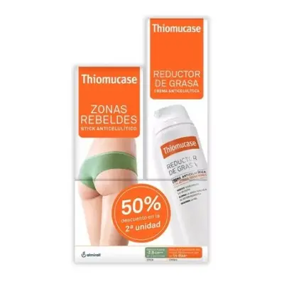 Thiomucase Crema Anticelulítica 200ml + Stick Zonas Rebeldes 75ml