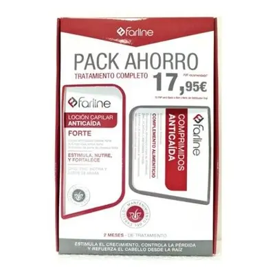 Farline Pack Anticaída Loción + Comprimidos