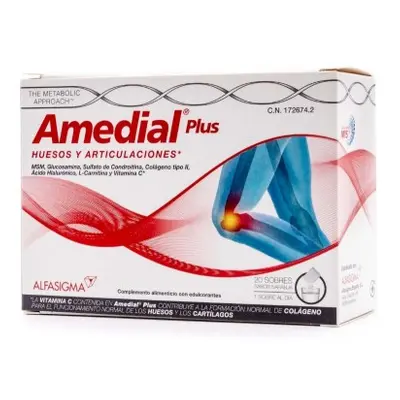 Amedial Plus Huesos y Articulaciones 20 Sobres