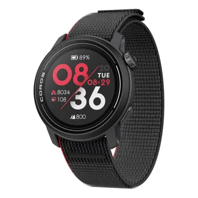 Reloj Coros Pace 3 GPS Negro Rojo Nailon