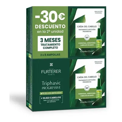 Rene Furterer - Pack tratamiento anticaída del cabello Triphasic Progressive