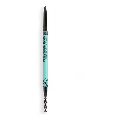 BH Cosmetics - Lápiz para cejas Precision Icon Fine Brow - Ebony