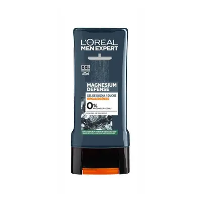 Loreal Paris - Gel de ducha Magnesium Defense Men Expert - Formato XXL: 400 ml