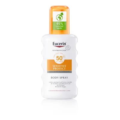 Eucerin - Protector solar en spray Sensitive Protect SPF50+ - Piel sensible