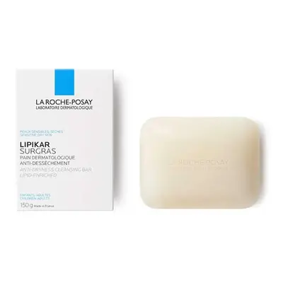 La Roche-Posay - Jabón limpiador anti-sequedad Lipikar Surgras - Pieles sensibles y secas