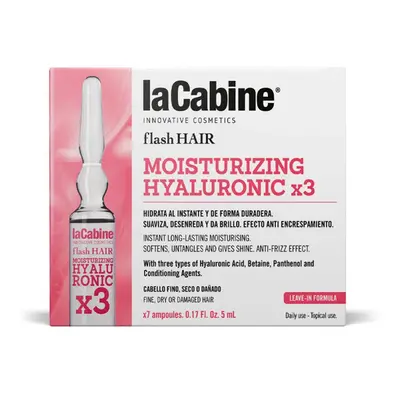 La Cabine - *Flash Hair* - Ampollas capilares hidratantes Moisturizing Hyaluronic x3 - Cabello f