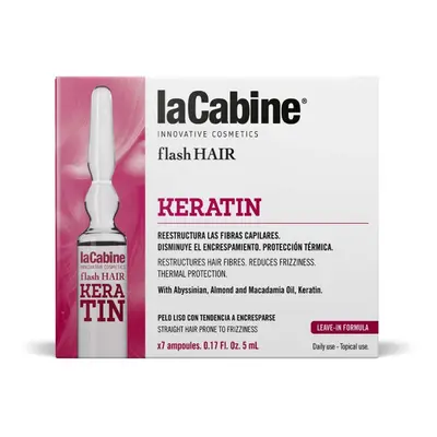 La Cabine - *Flash Hair* - Ampollas capilares Keratin - Cabello liso con tendencia al encrespami