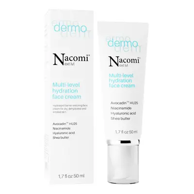 Nacomi - *Dermo* - Crema facial hidratante Multi-Level - Pieles secas, deshidratadas e irritadas