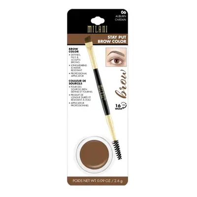 Milani - Pomada de cejas Stay Put Brow Color - 06: Auburn