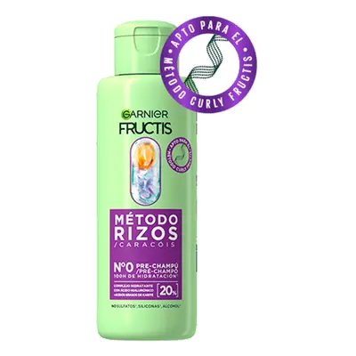 Garnier - *Método rizos* - Pre-champú Fructis rizos hidratados - Nº0