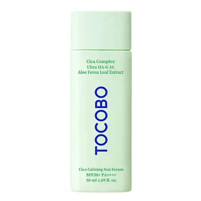 Tocobo - *Cica Calming* - Protector solar facial formato sérum SPF50 PA++++ - Piel sensible