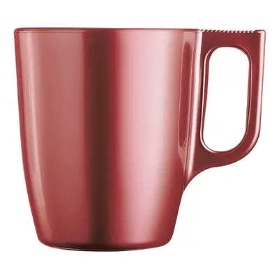 Mug 25cl desayuno rojo vidrio Flashy Luminarc