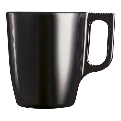 Mug 25cl desayuno negro vidrio Flashy Luminarc