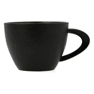 Taza desayuno 22cl porcelana negro Fosil Bidasoa