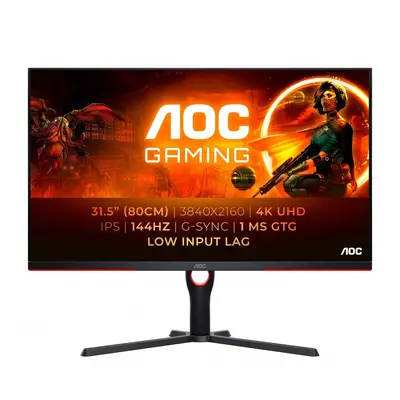 AOC G3 U32G3X/BK LED display 80 cm (31.5") 3840 x 2160 U32G3X/BK