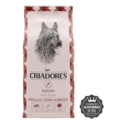 2 x 15 kg Criadores Adulto Pollo y Arroz pienso para perros de razas grandes ¡Pack ahorro!