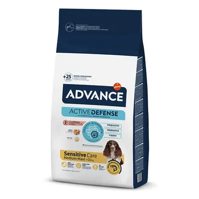 2 x 12 kg Advance Active Defense Medium Maxi Sensitive Salmón y Arroz pienso para perros ¡Pack a