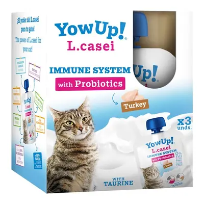 YowUp! L.casei Pavo yogur para gatos – Pack 3