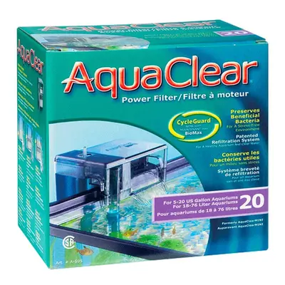 Aquaclear Filtro Mochila con 3 etapas para acuarios