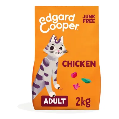 4 kg Edgard y Cooper Adult Pollo pienso para gatos