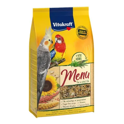 1 KG Vitakraft Menú Premium Mixtura de Semillas para cotorras