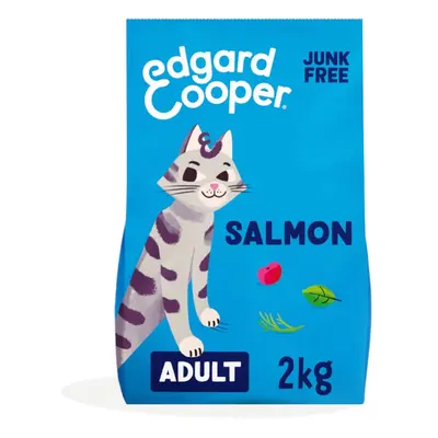 2 kg Edgard y Cooper Adult Salmón pienso para gatos